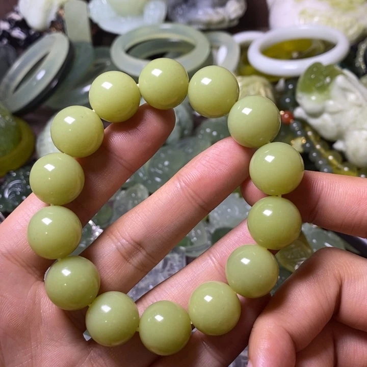 岫玉岫玉手串未镶嵌