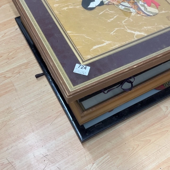 樟***花版画中古商品724哈哈哈7
