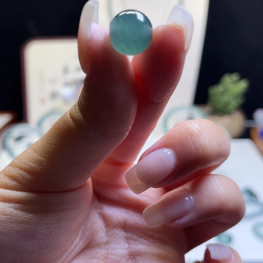 翡翠散珠10.2mm翡翠单珠