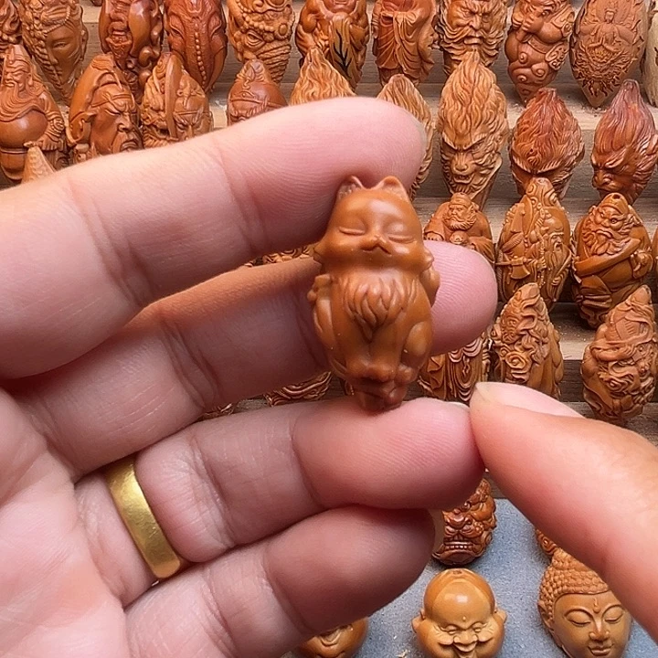 吊坠橄榄核17狐狸福利