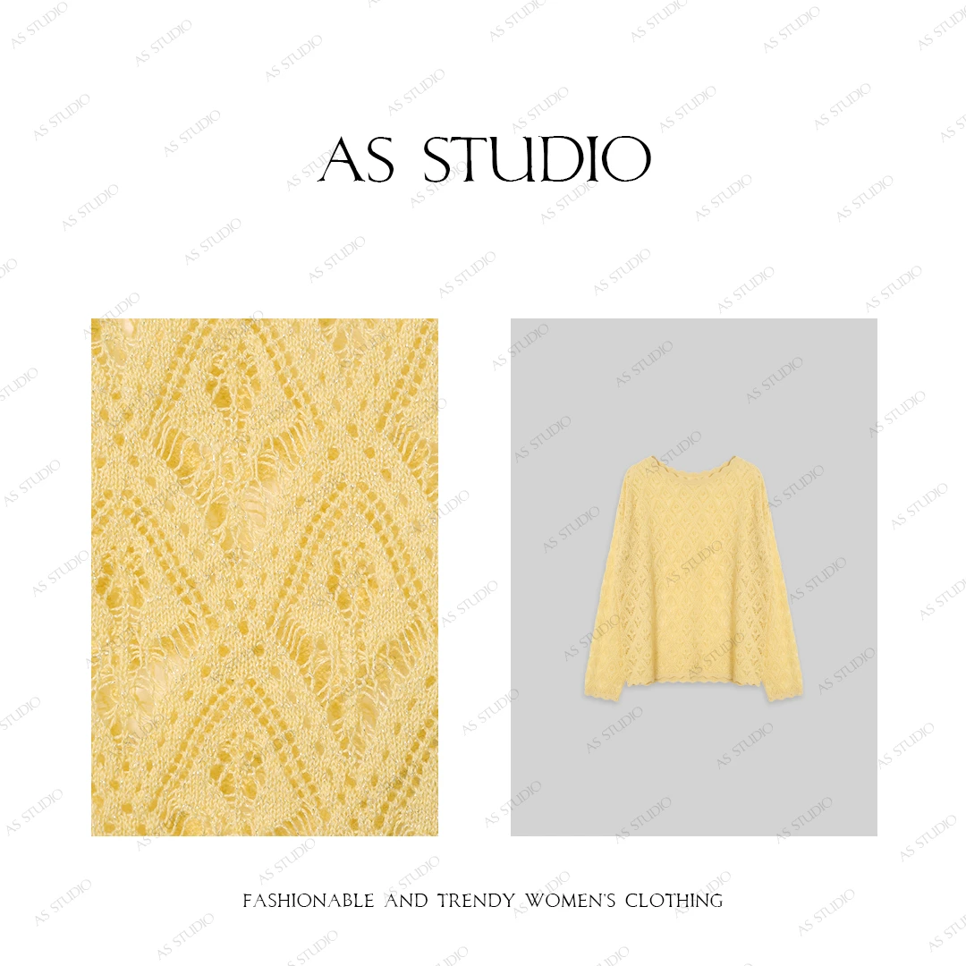 【AS窗影录】25新镂空度假百搭防晒罩衫AS25CSY4329