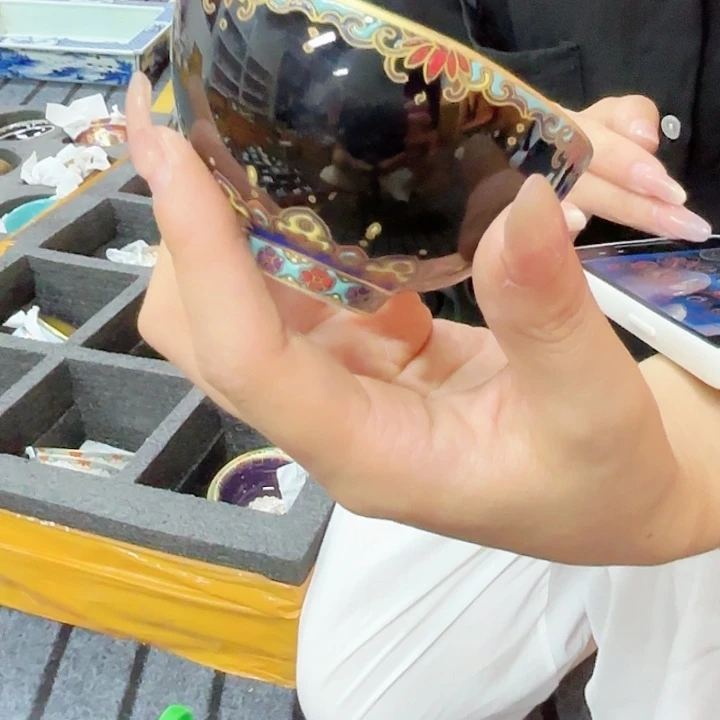 摆件景德镇高温陶瓷乌金釉