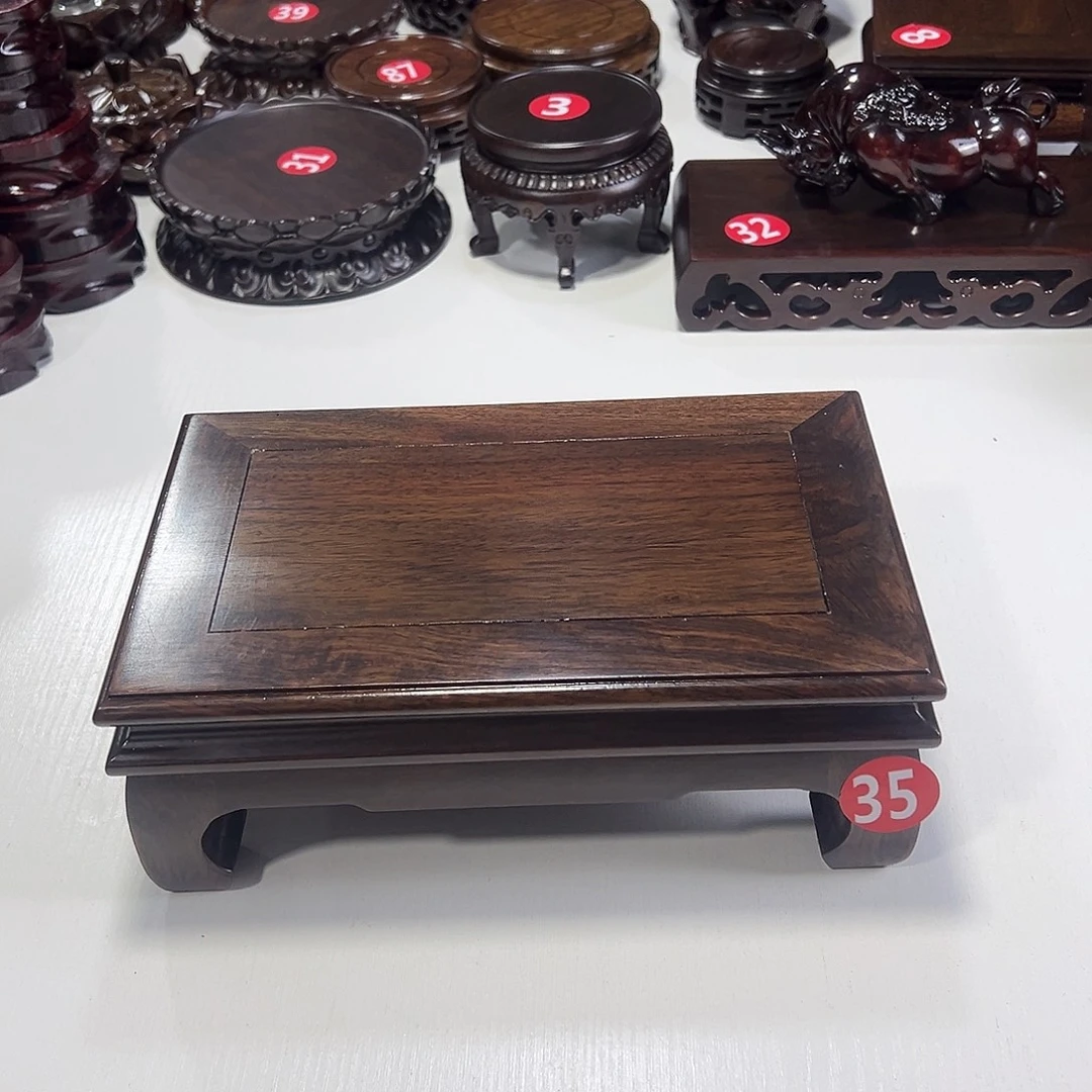 红木底座精雕工艺品