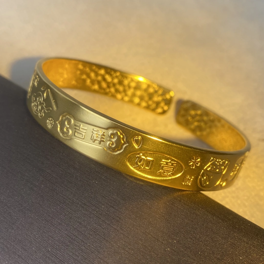 6551【手镯】轻奢精品金色女士手镯