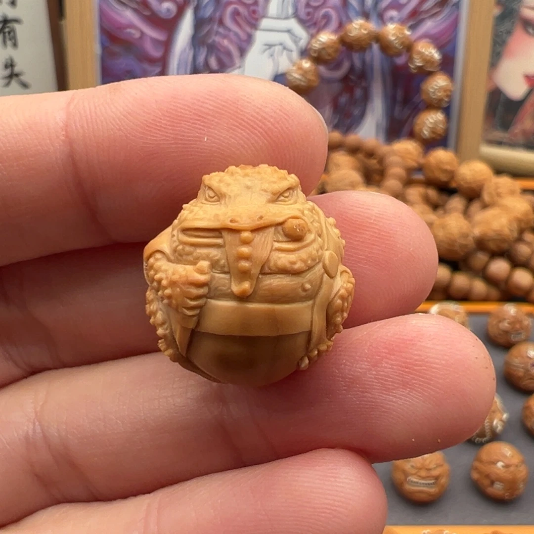 猴头核桃吊坠蛤蟆