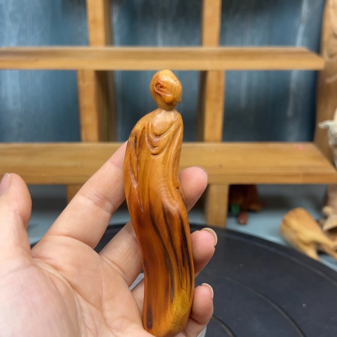 木虎*崖柏木摆件手把件