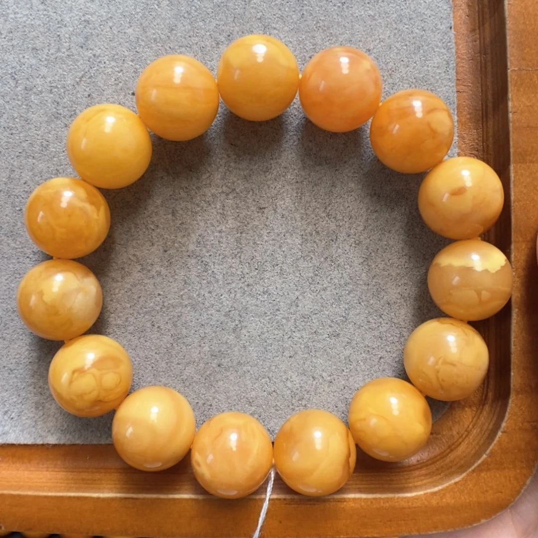未镶嵌蜜蜡手串蜜蜡手串