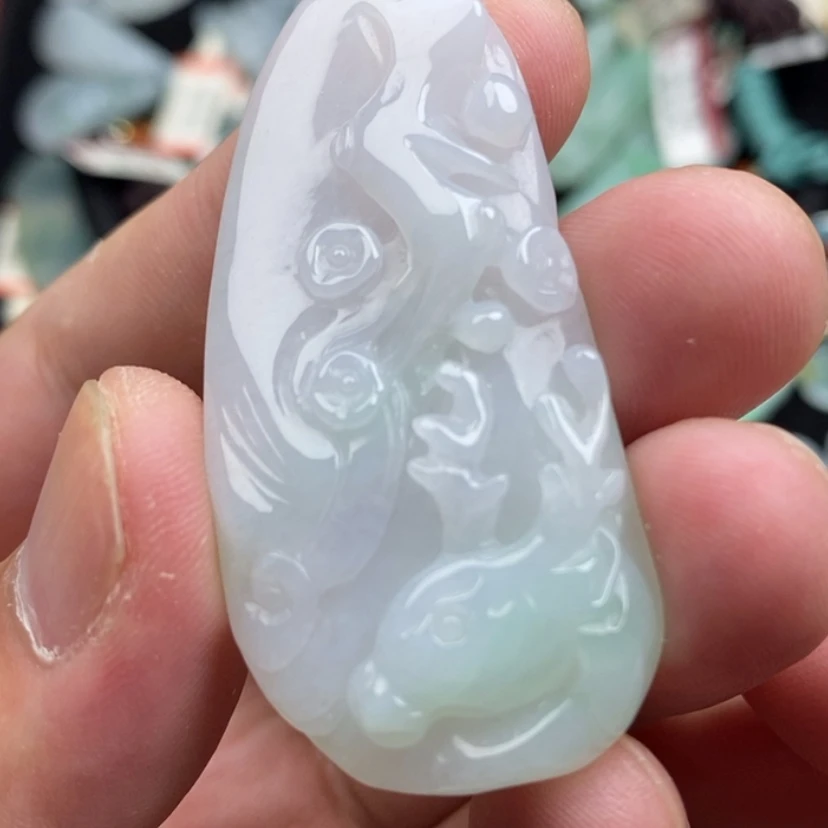 【闪购商品】翡翠未镶嵌颈饰一路发