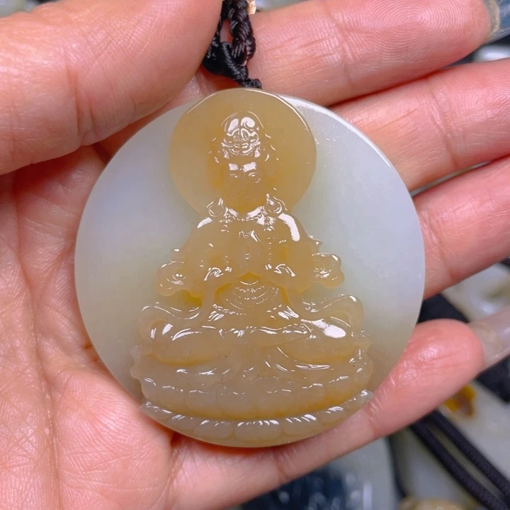 和田玉挂件未镶嵌小*