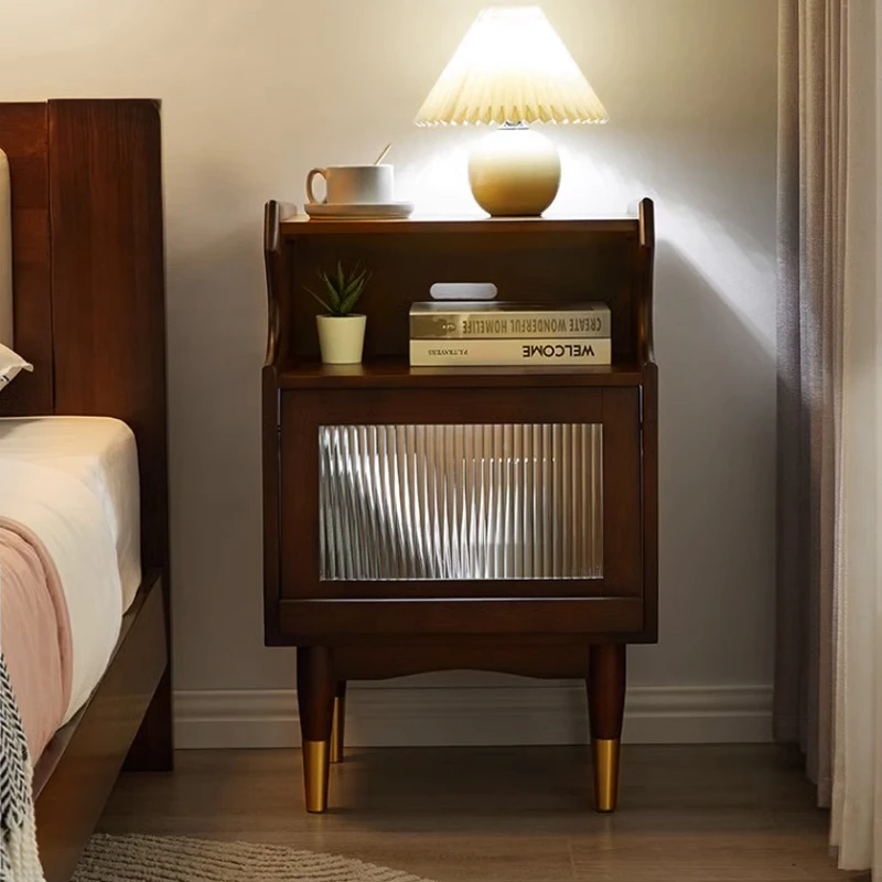 【南洋月小边柜】实木床头柜