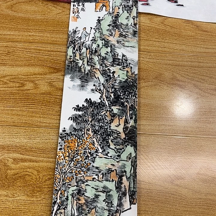 姜奇老师山水作品66×16