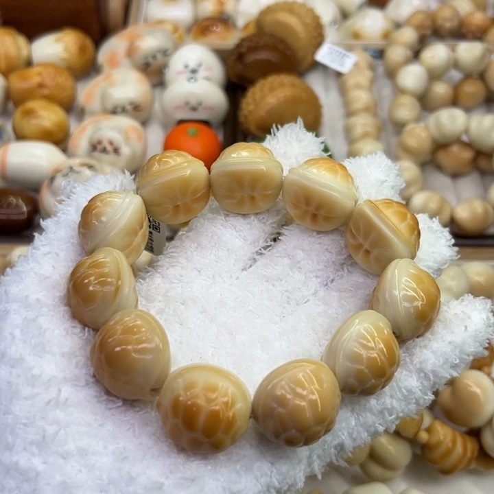 把件菩提根/象牙果53 象牙果原果雕刻炭烧富甲天下全品