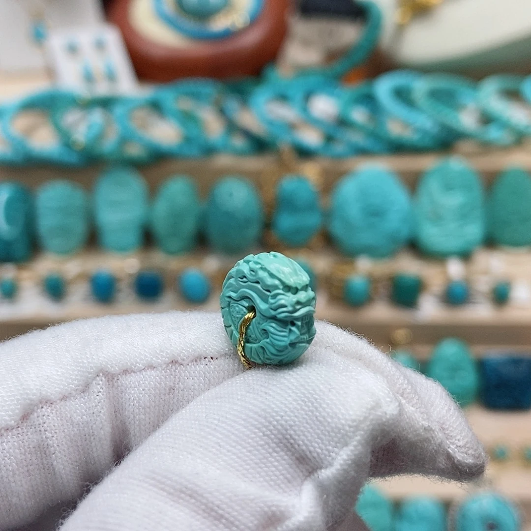 绿松石未镶嵌配饰