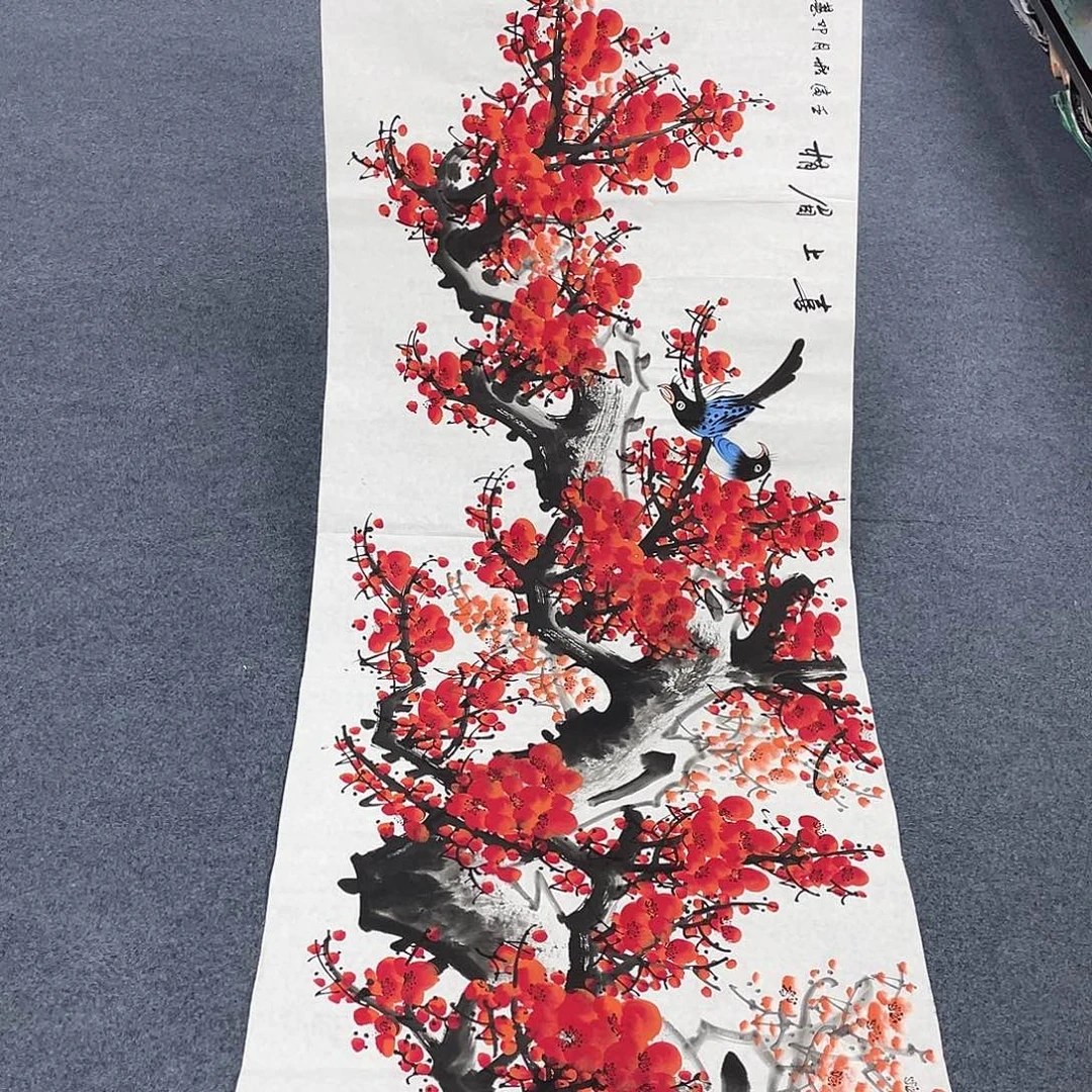 国画国画作品小姐姐放漏…