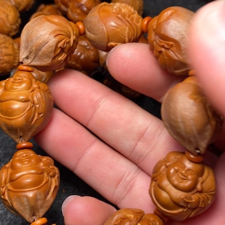 【闪购商品】橄榄核手串/手链包衣弥勒