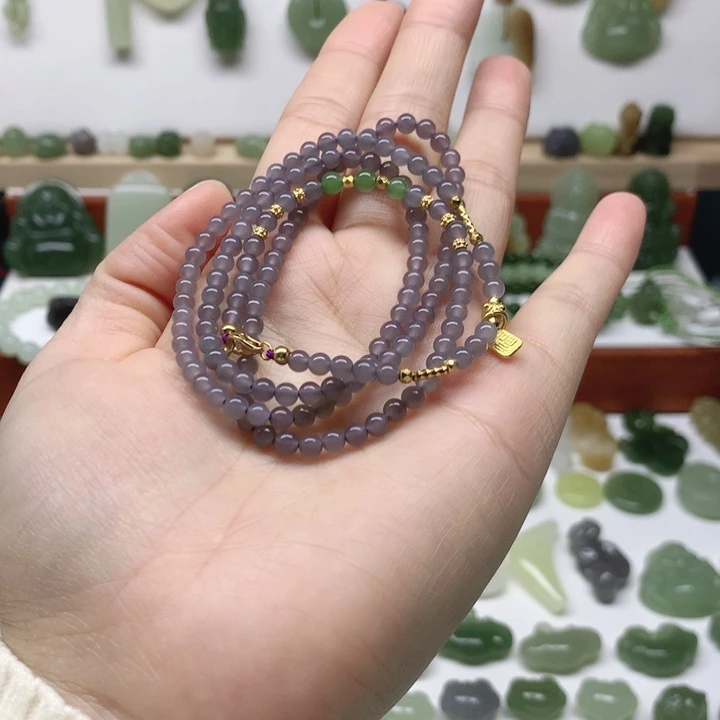 ****s和田玉未镶嵌项链