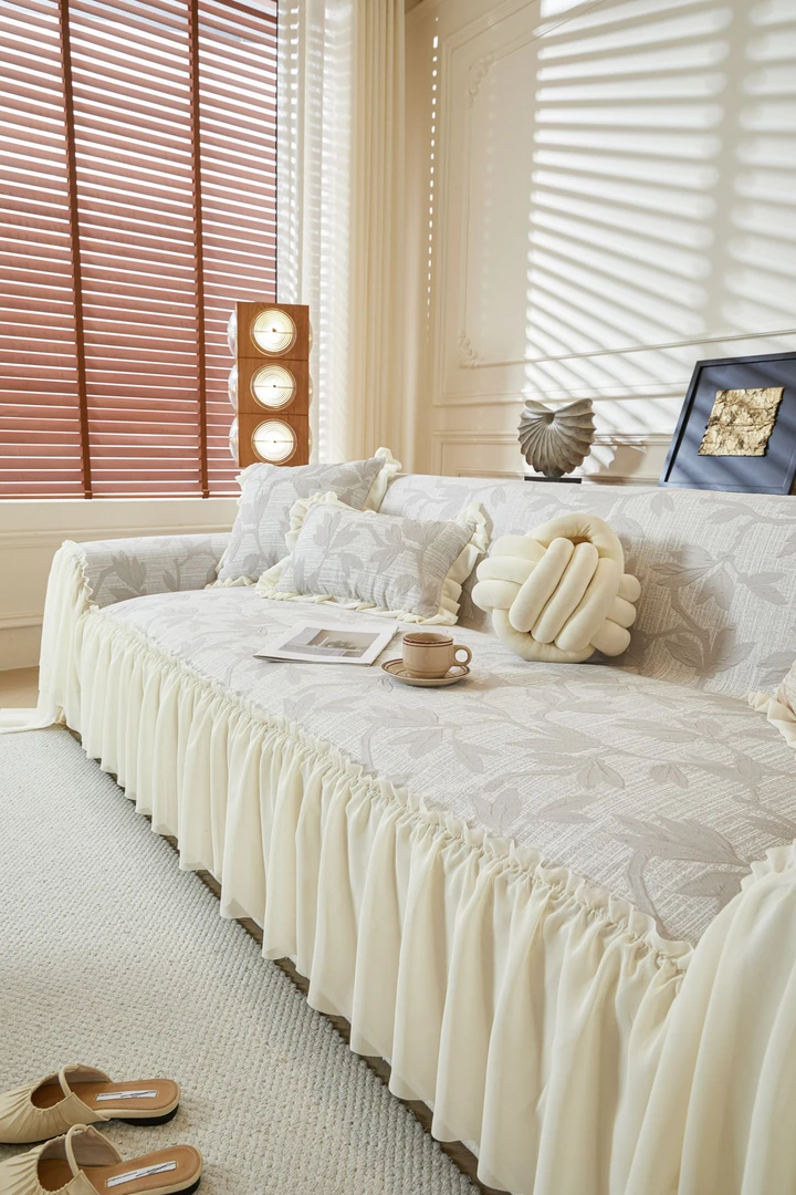 2025新款高级感法式奶油风沙发巾四季通用一整张全铺防滑套罩盖毯