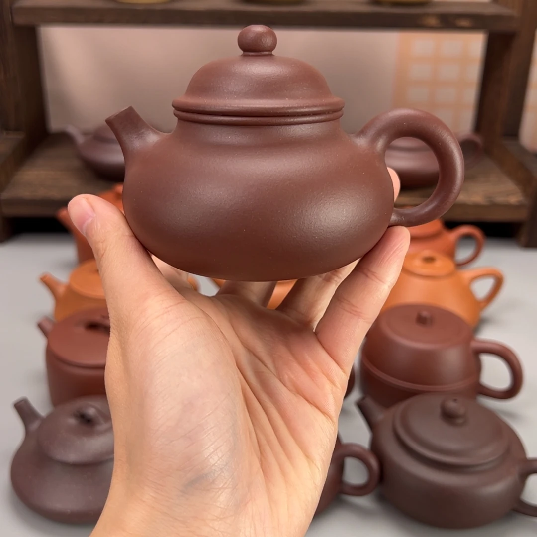 信***赖紫砂茶杯底槽清容天200cc