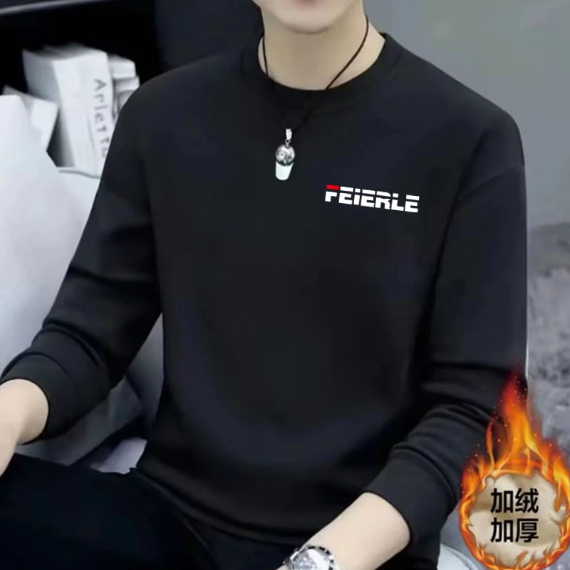 【加绒加厚款】2025秋冬圆领长袖卫衣运动时尚简约百搭男女同款卫衣