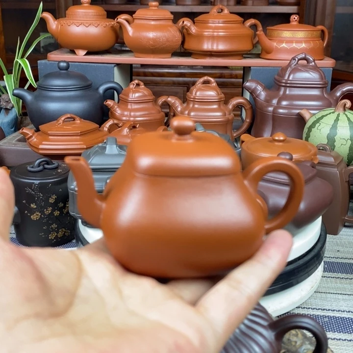 茶壶紫砂四方君德150cc原矿赵庄朱泥特价