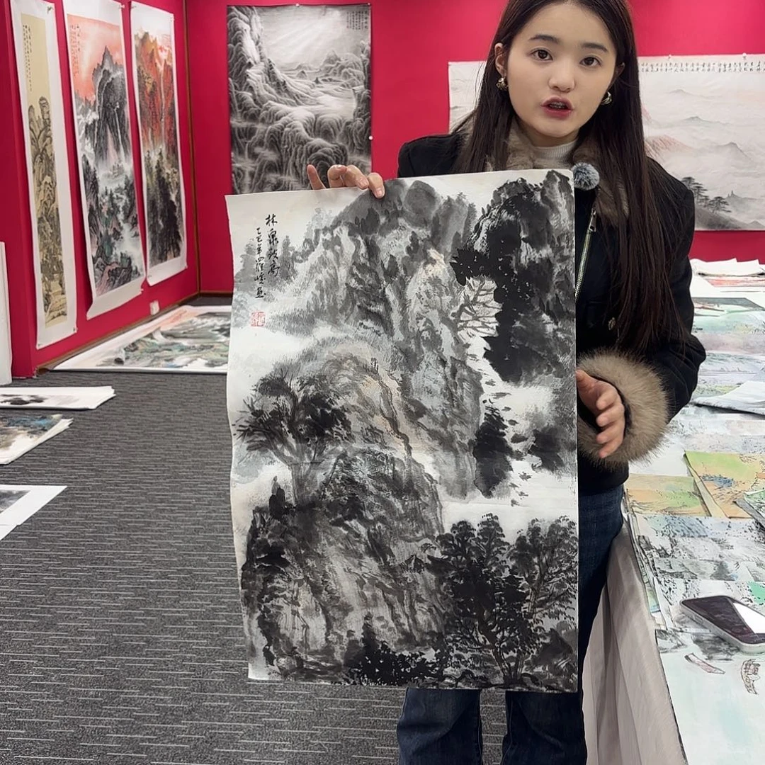 国画国画作品纯手绘