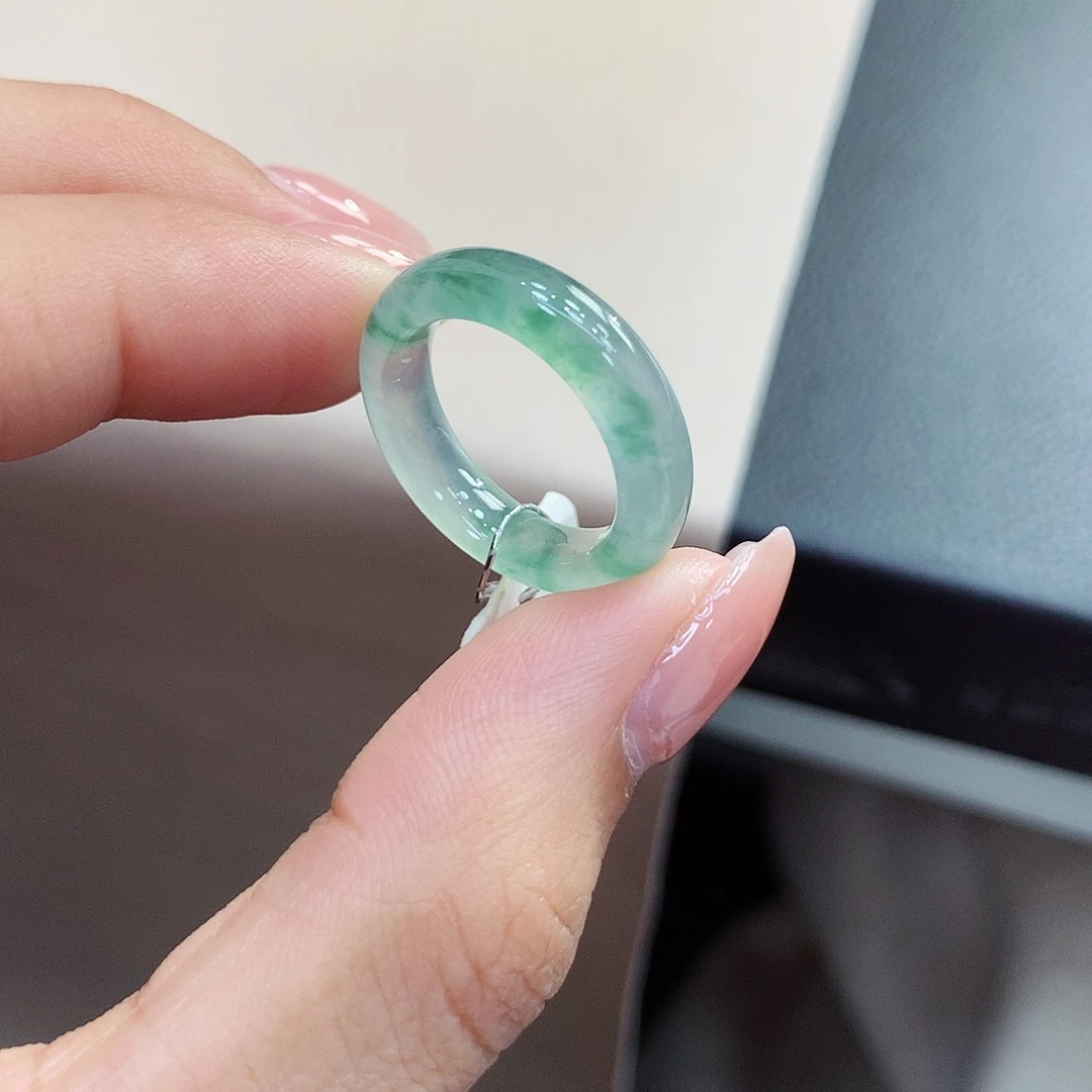 未镶嵌戒圈翡翠8号