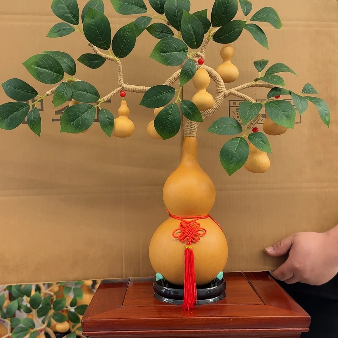 甜***橘葫芦摆件葫芦摆件