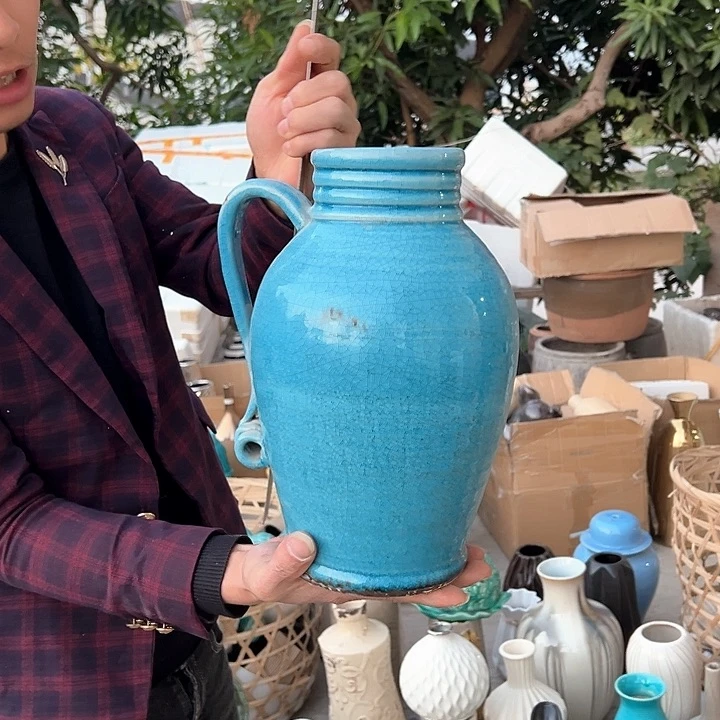 瓶高度30厘米口径8厘米微瑕捡漏