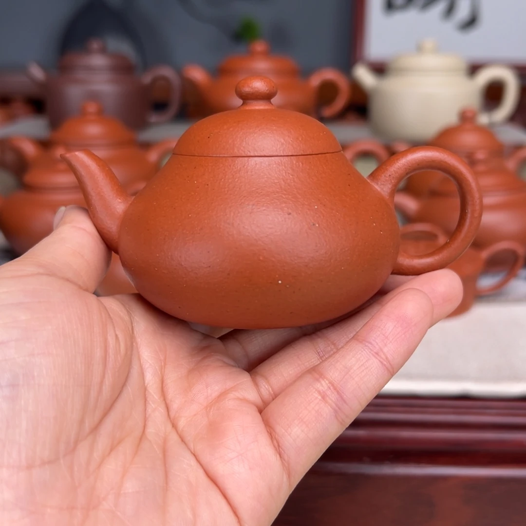 茶壶紫砂宝山红泥120