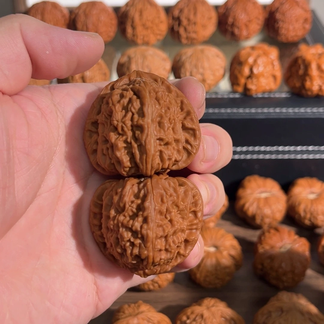 核桃手串/手链42全品三角白 46克