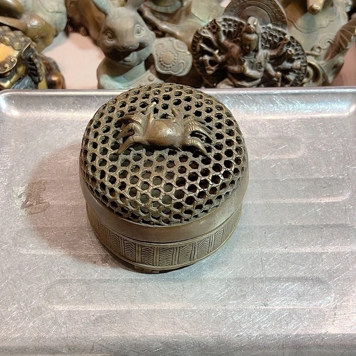 虔*黄铜摆件工艺品，