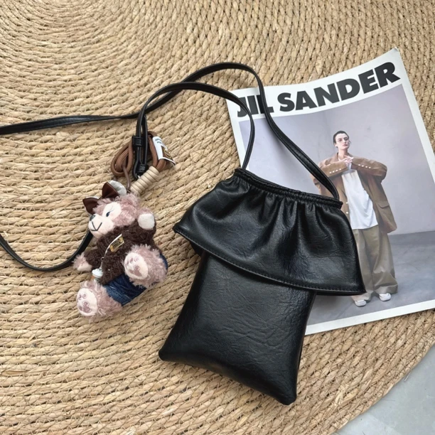 SHIJIU  小众   小裙子 斜挎手机包包（包挂另入）