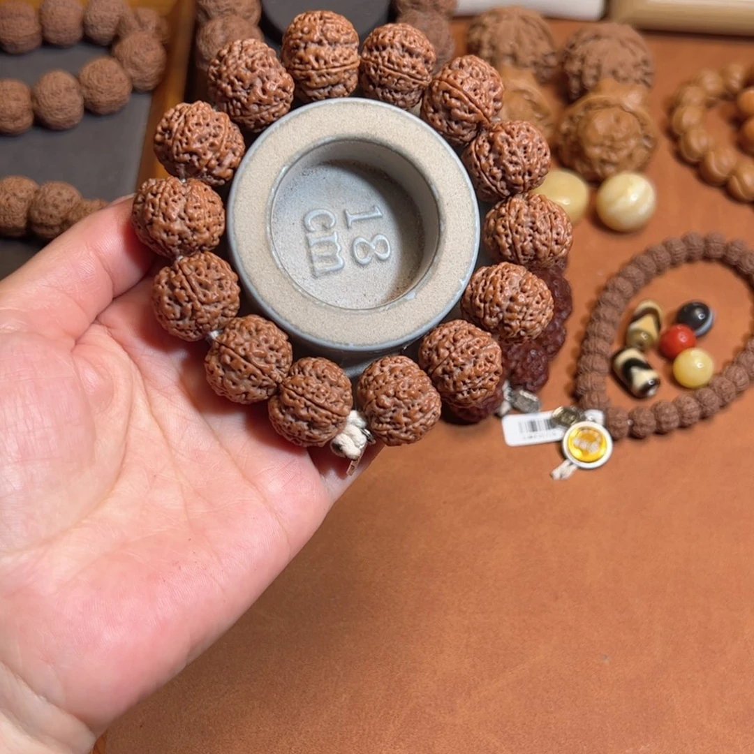 手串金刚菩提20大高端梁满肉蜂王高油高密大金刚菩提