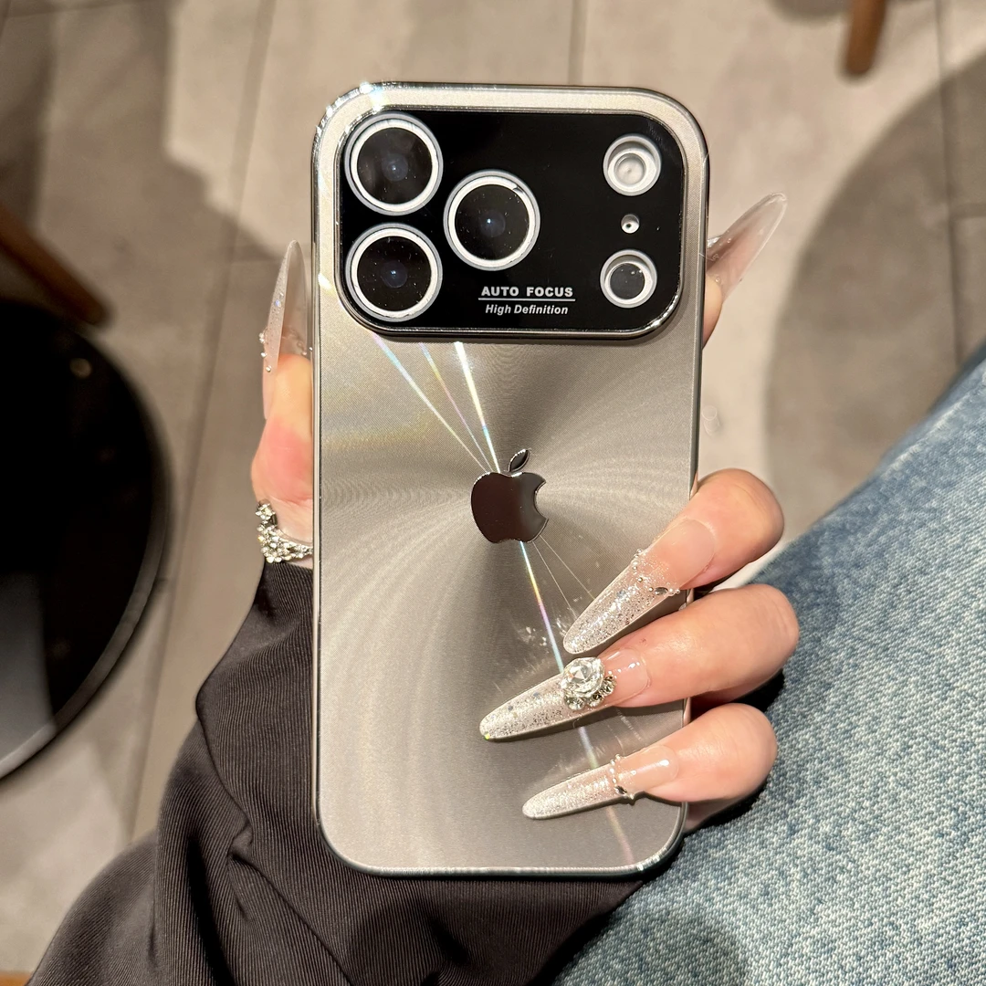 极光大视窗适用苹果17promax手机壳全包iPhone16自带镜头膜15/14