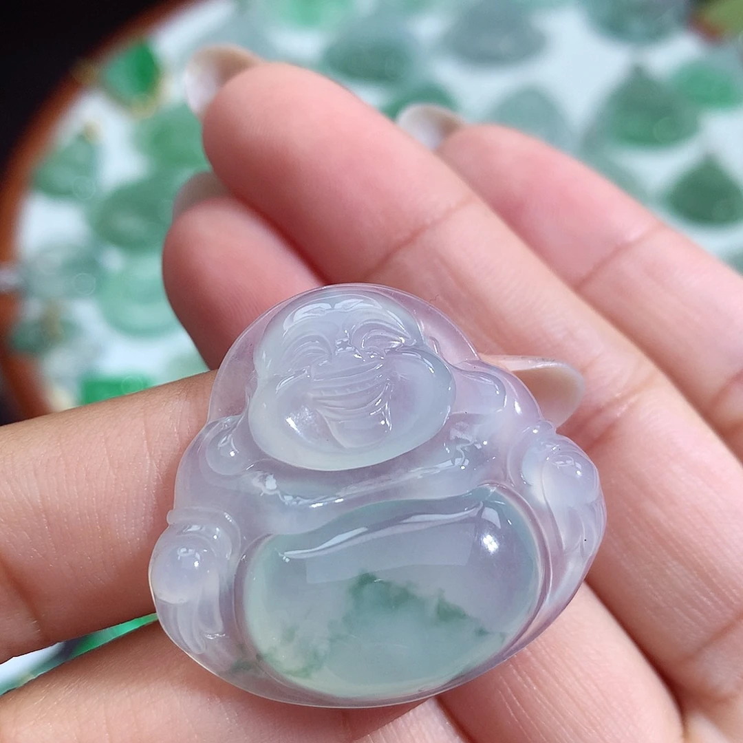 颈饰未镶嵌翡翠佛公