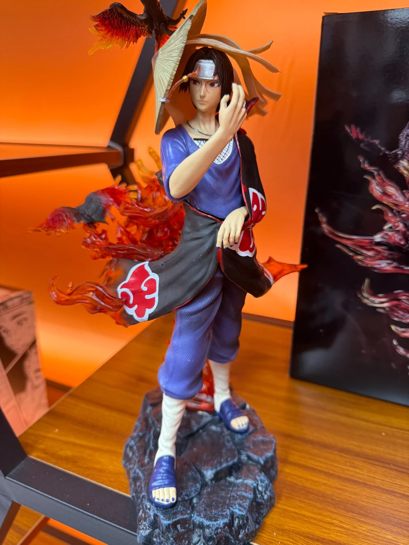 火影忍者系列 扶帽宇智波鼬站姿手办雕像摆件礼物SH