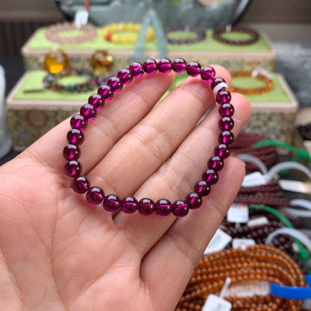 石榴石手串未镶嵌6