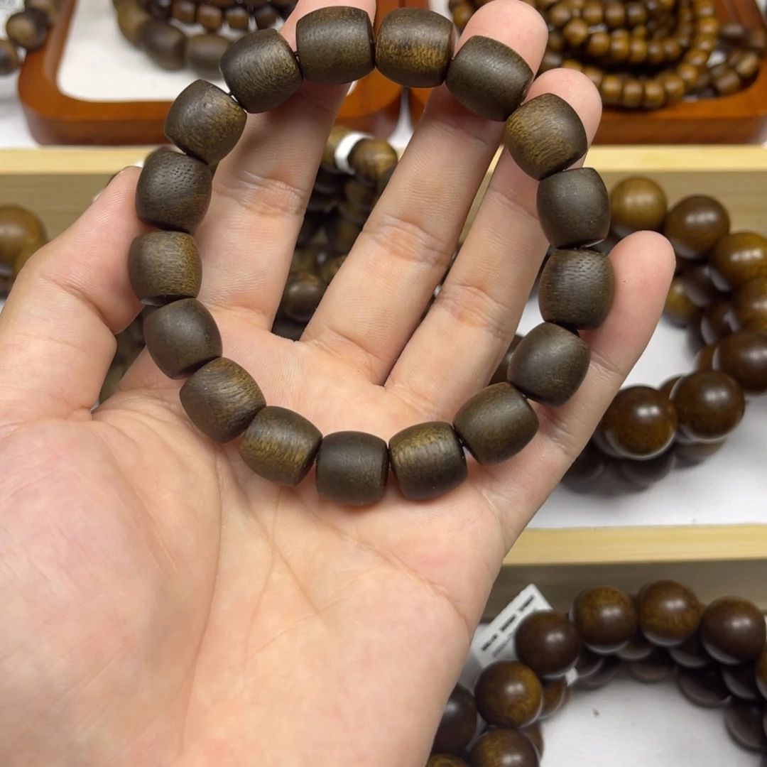 沉香手串越南芽庄白棋楠1.2