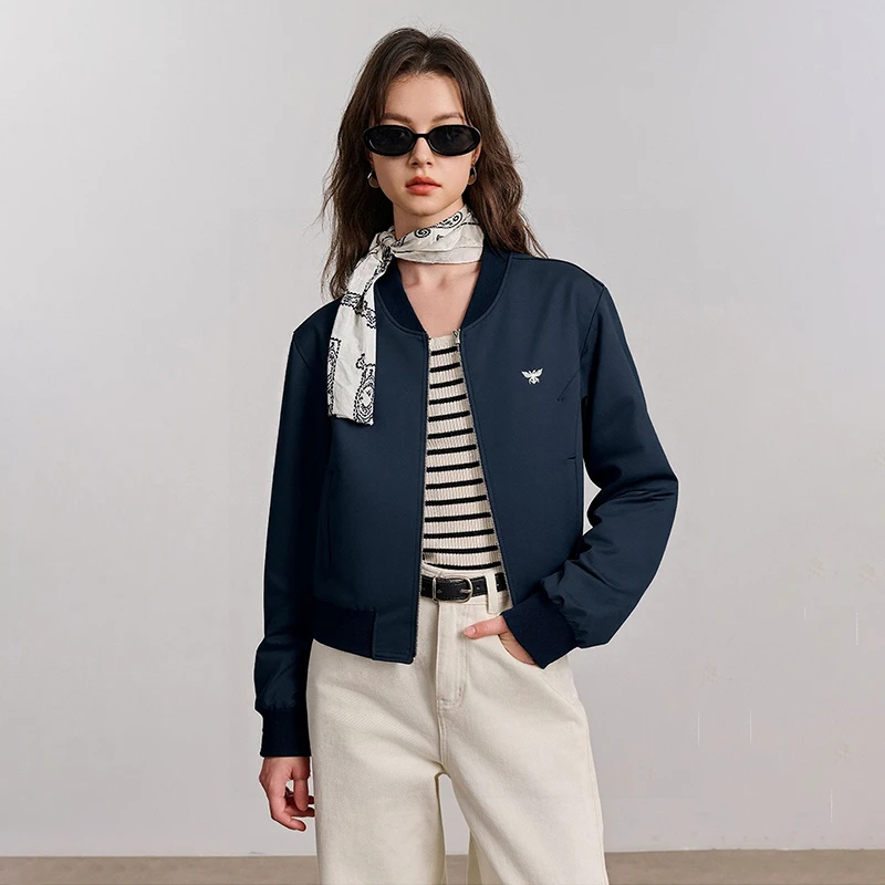 【心动柏林】立领刺绣洋气减龄外套353023【T】