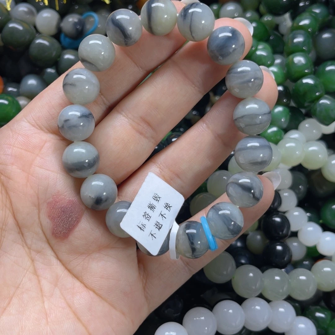 未镶嵌手串和田玉