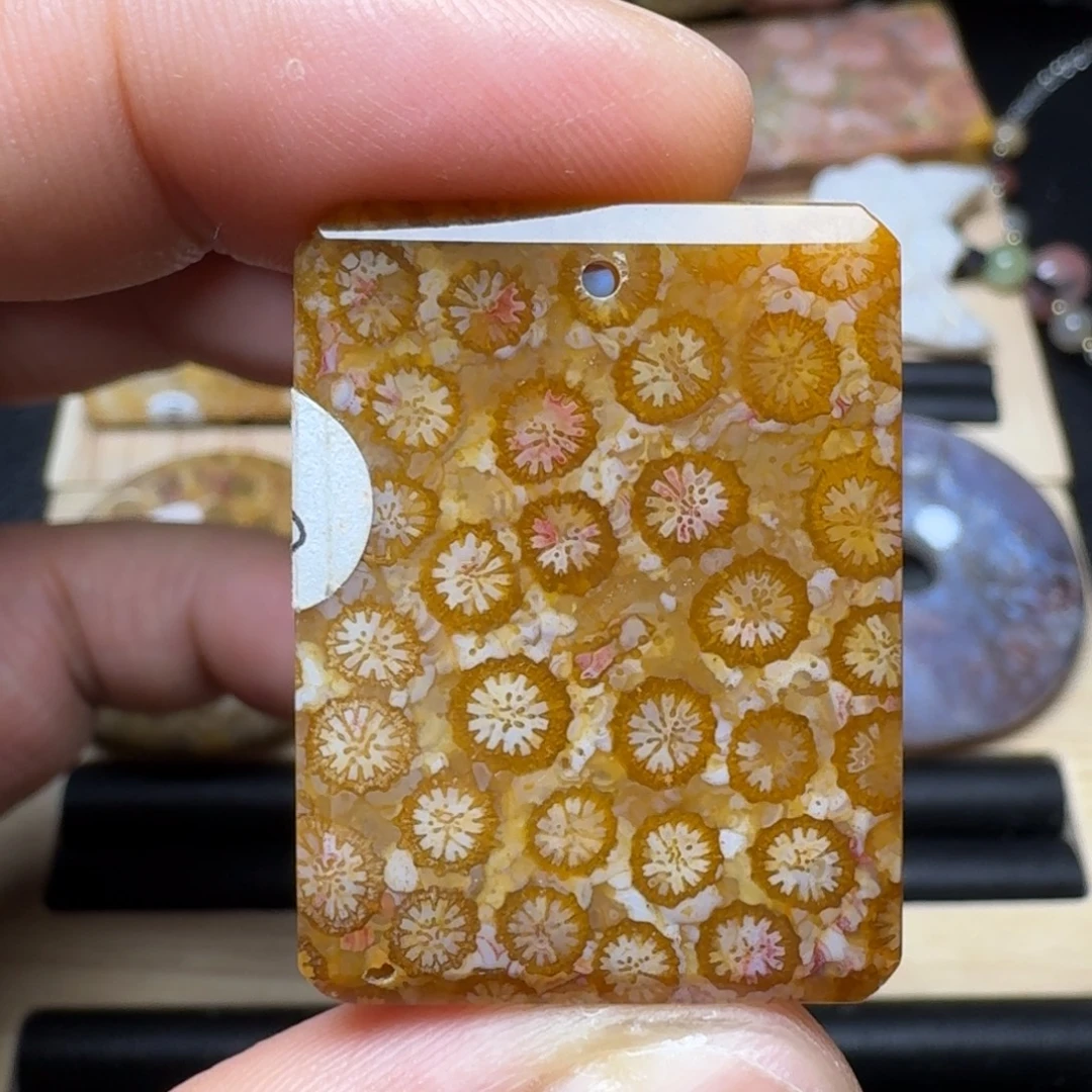 未镶嵌纯天然色有机玉石保真色硅化玉