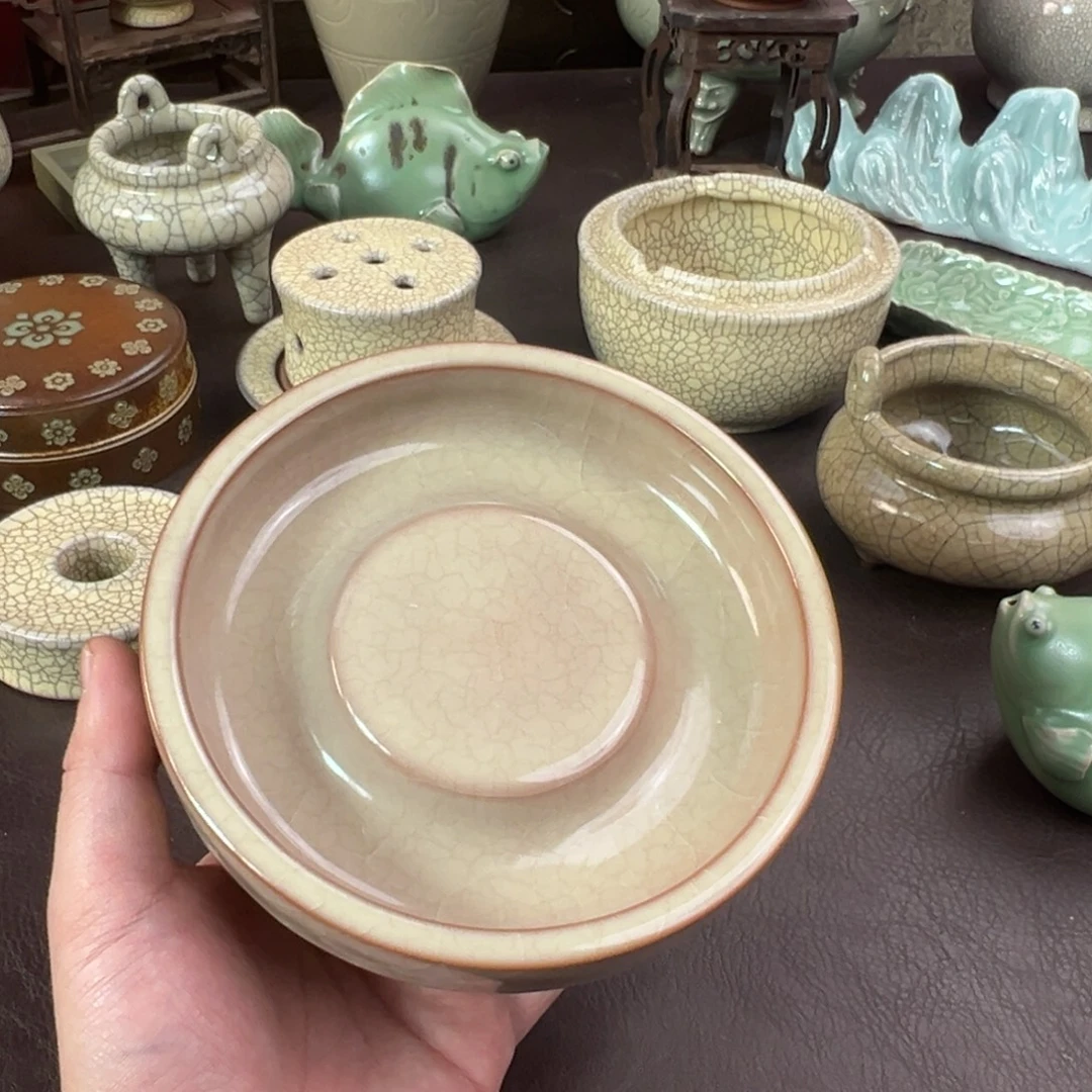 青瓷茶器青瓷茶器微瑕