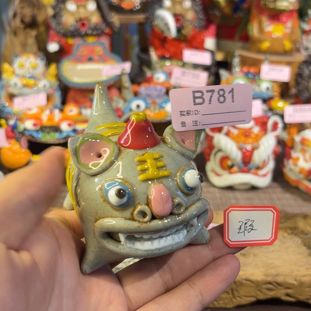 泥塑纯手工茶宠摆件