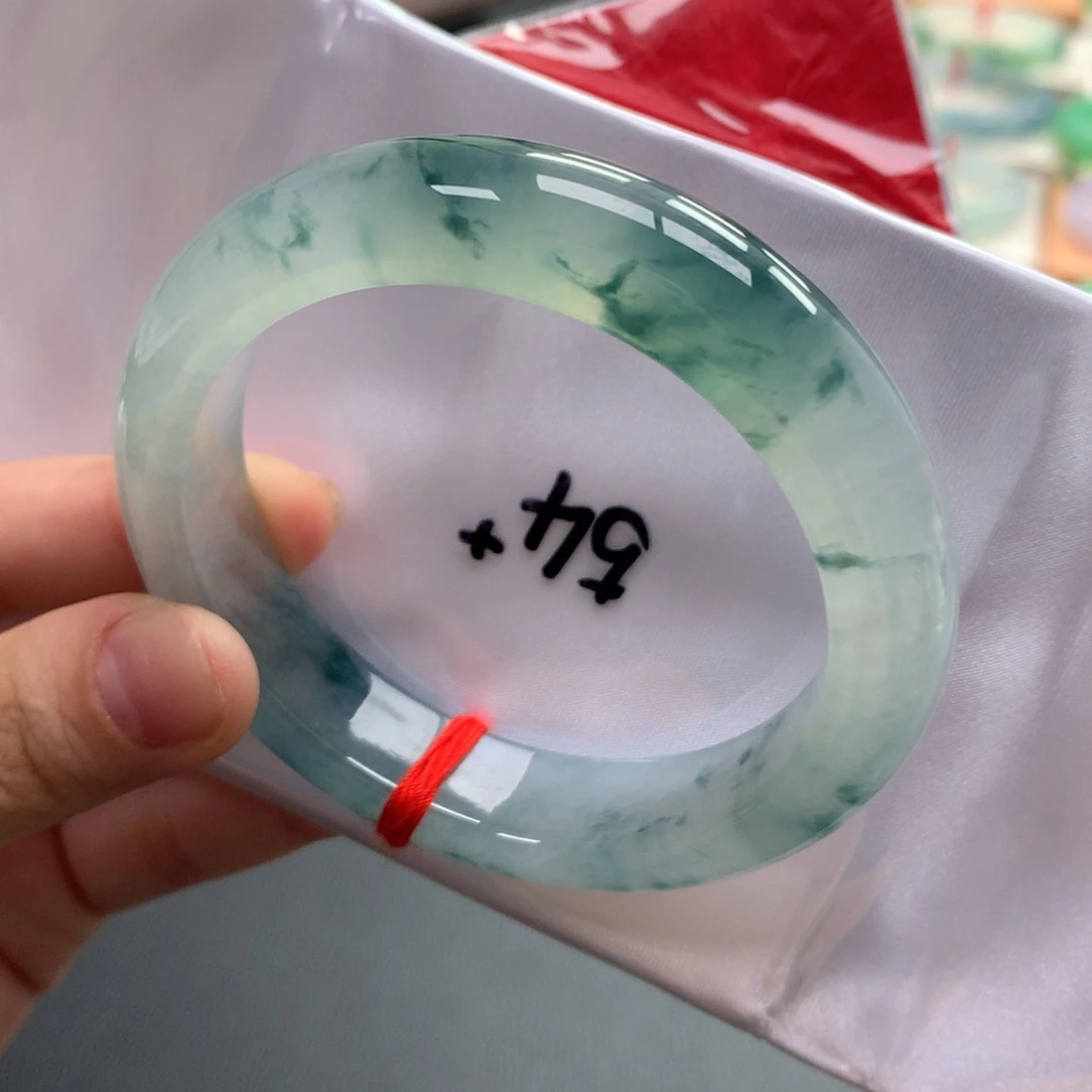 翡翠未镶嵌手镯34号