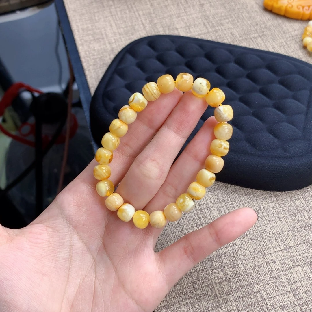 蜜蜡未镶嵌珠宝奇石8.5