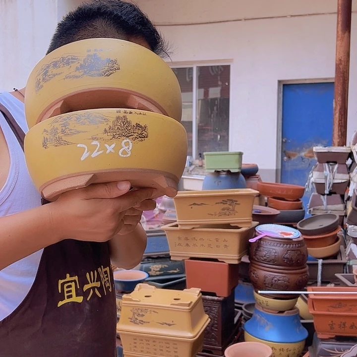 紫砂花盆紫砂花盆