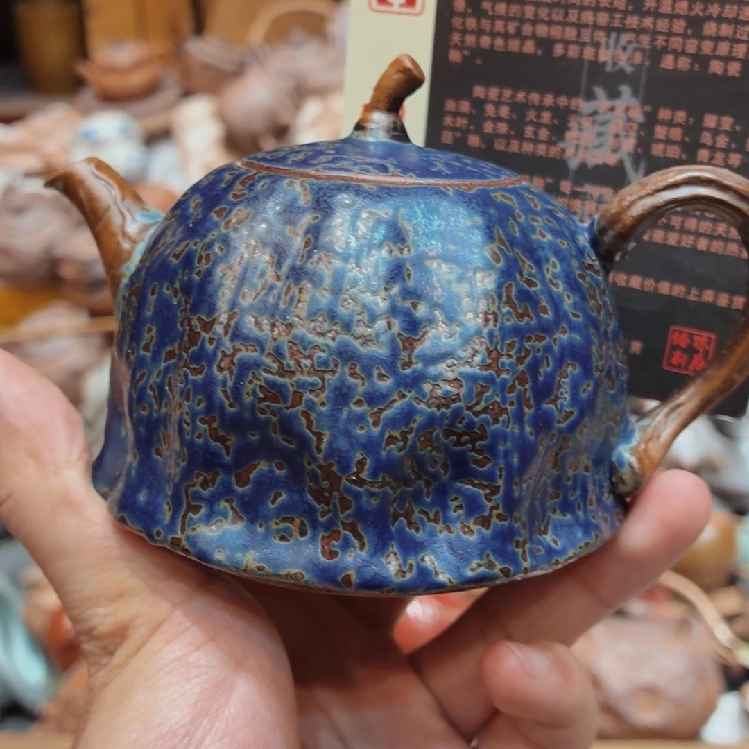柴烧老岩泥高温茶器皿