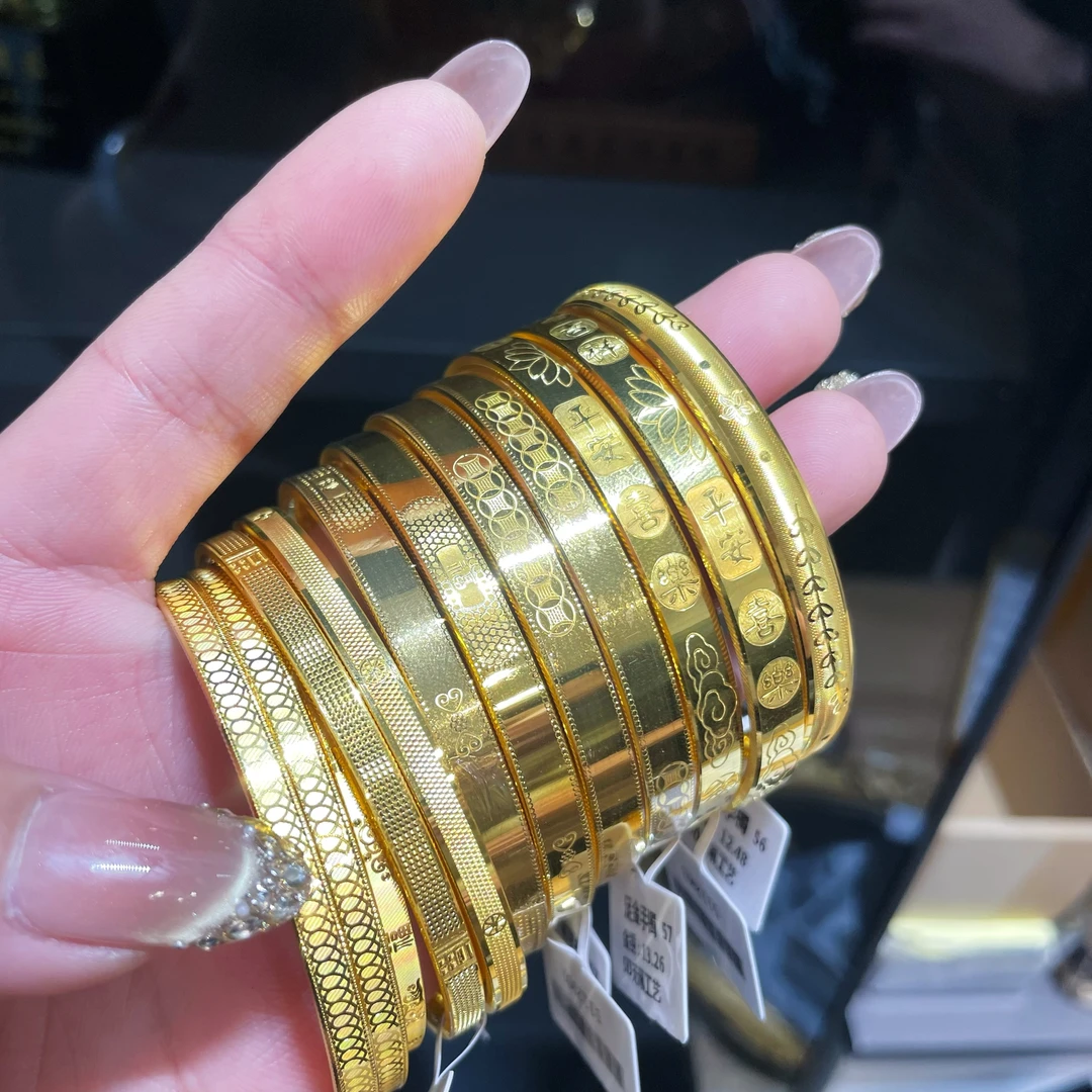 【小鹏黄金】足金999手镯合集