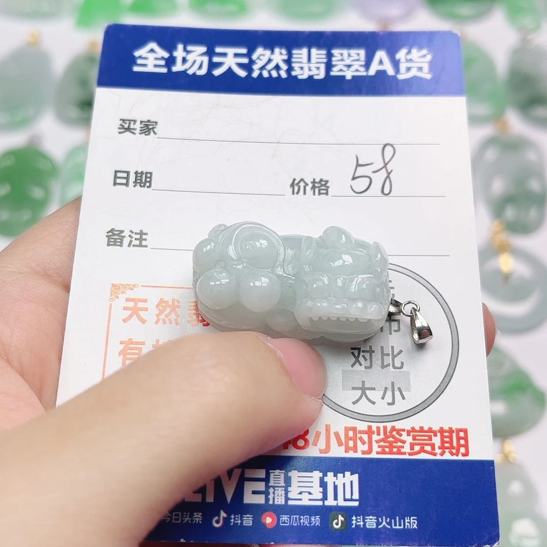 翡翠银S925镶嵌颈饰