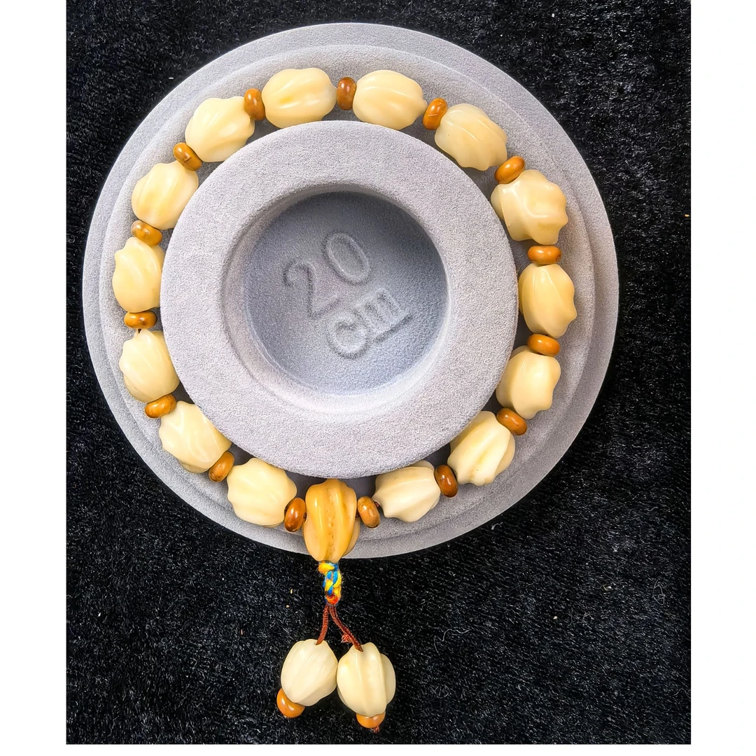 道安文玩 龙脊原子手持小白龙14*12mm